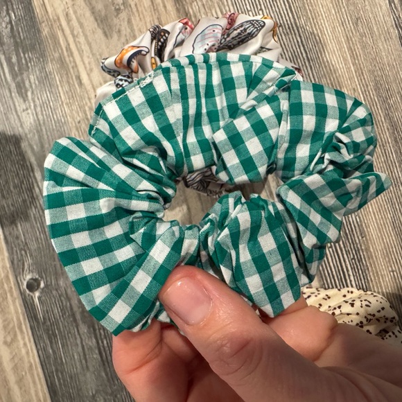 Colorful Patterned Scrunchies Set - Picture 3 of 4